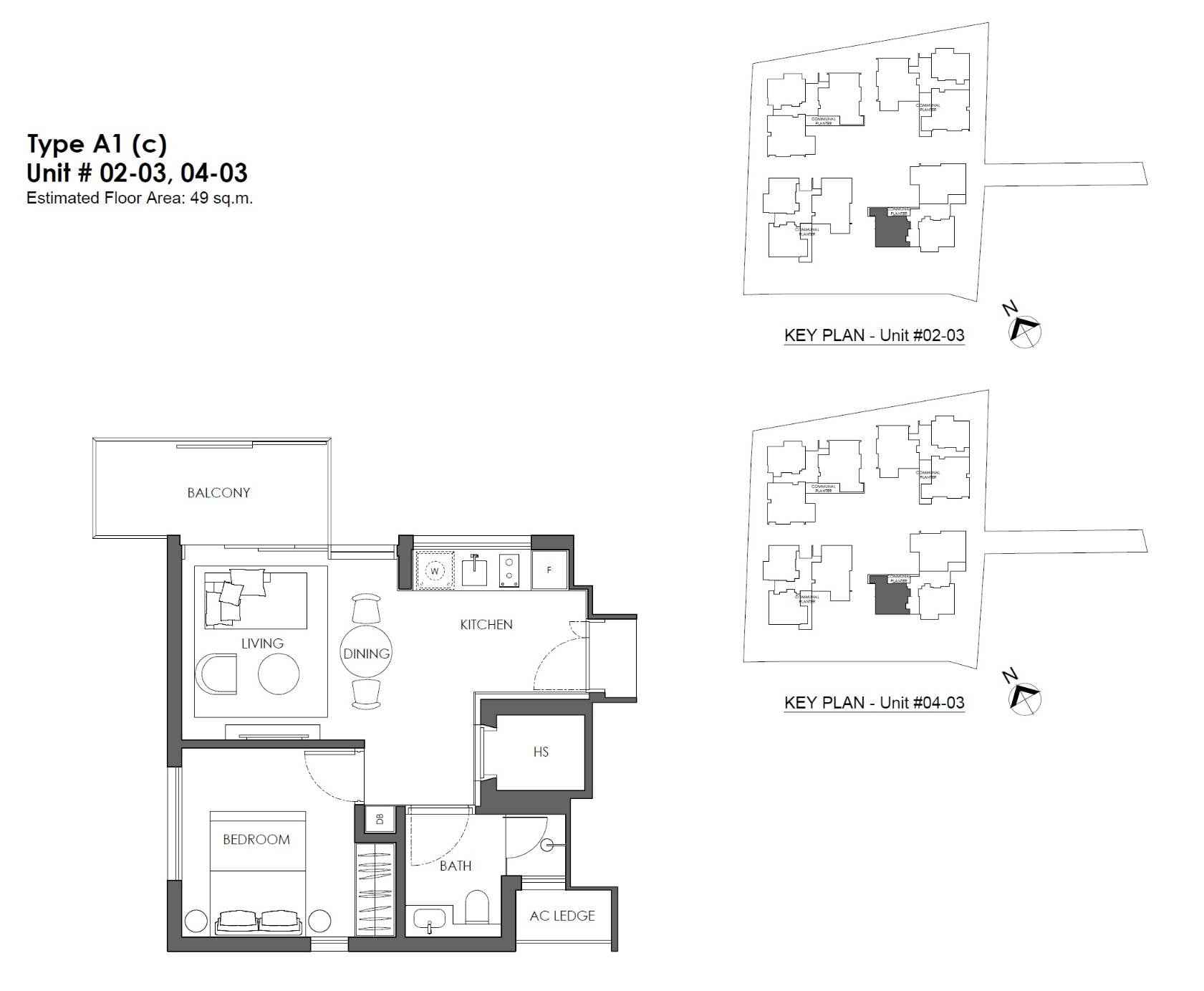 A1c floor plan