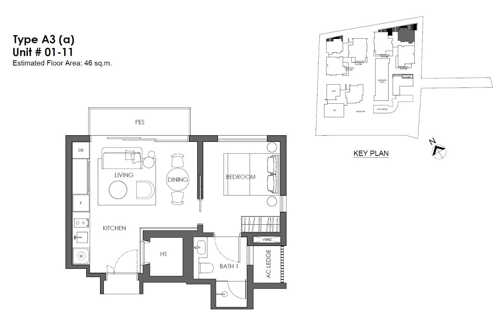 A3a floor plan