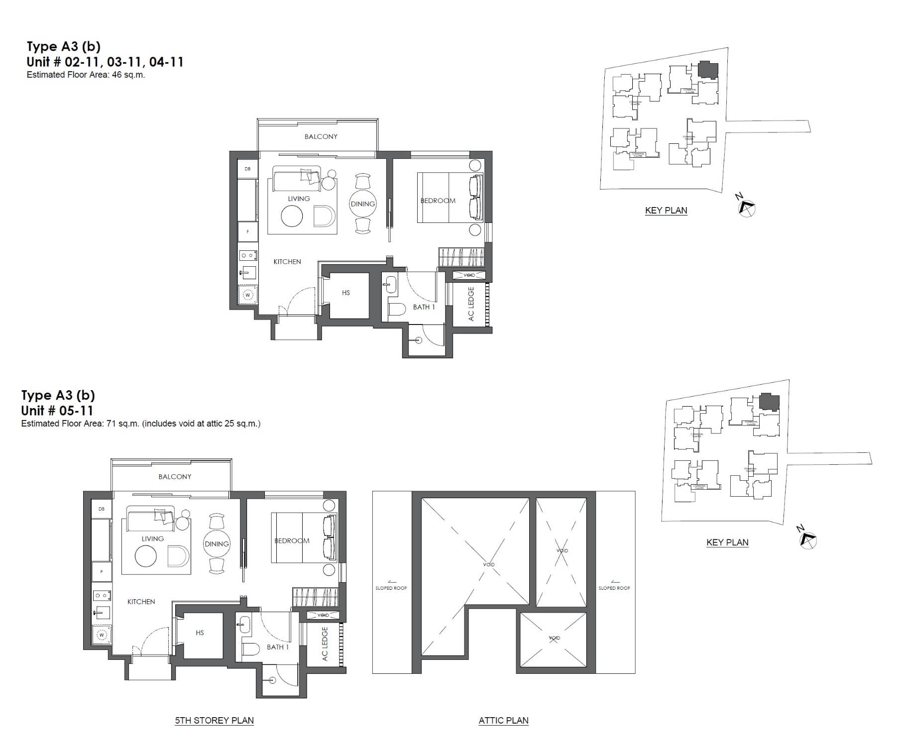 A3b floor plan