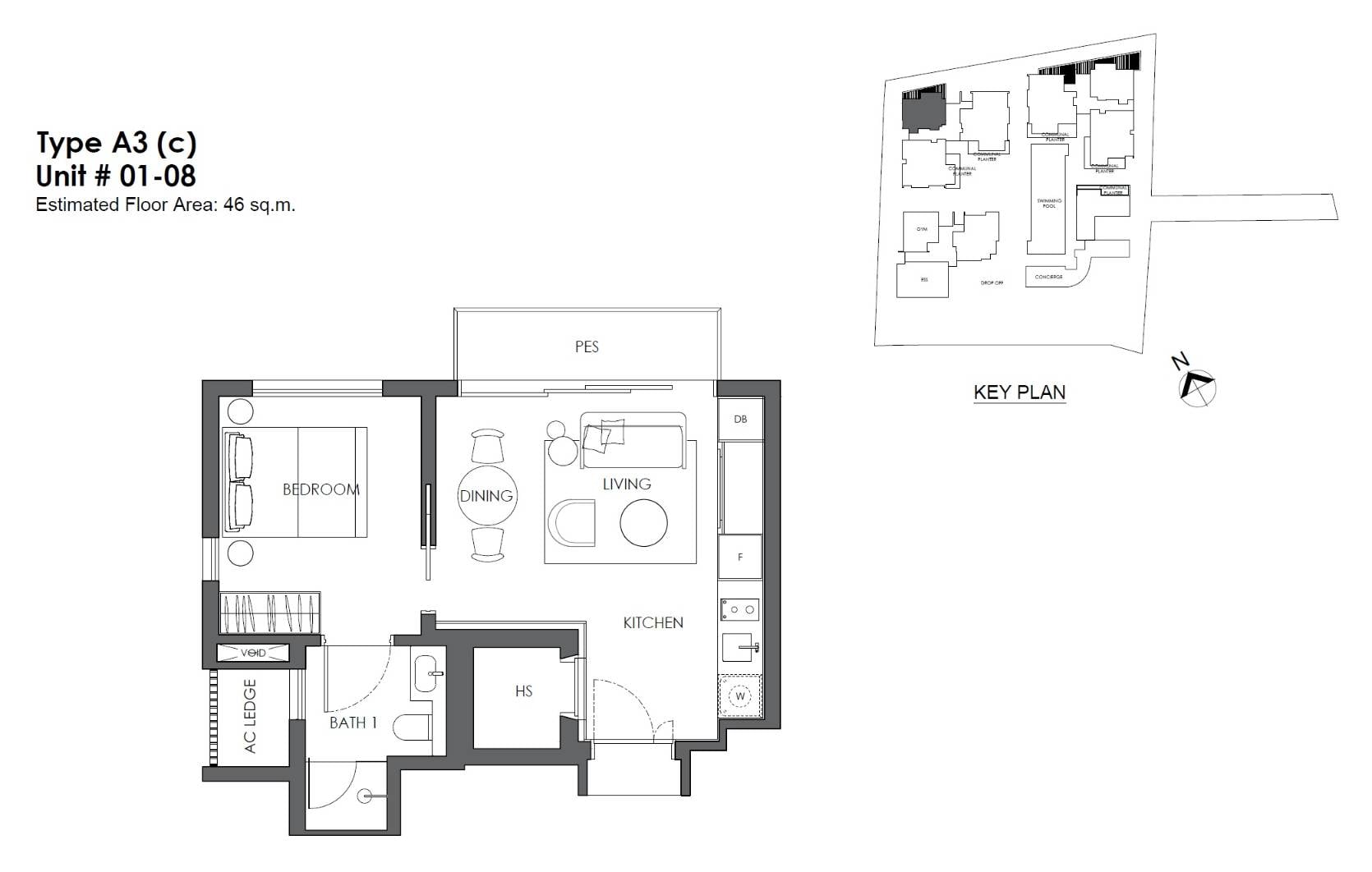 A3c floor plan
