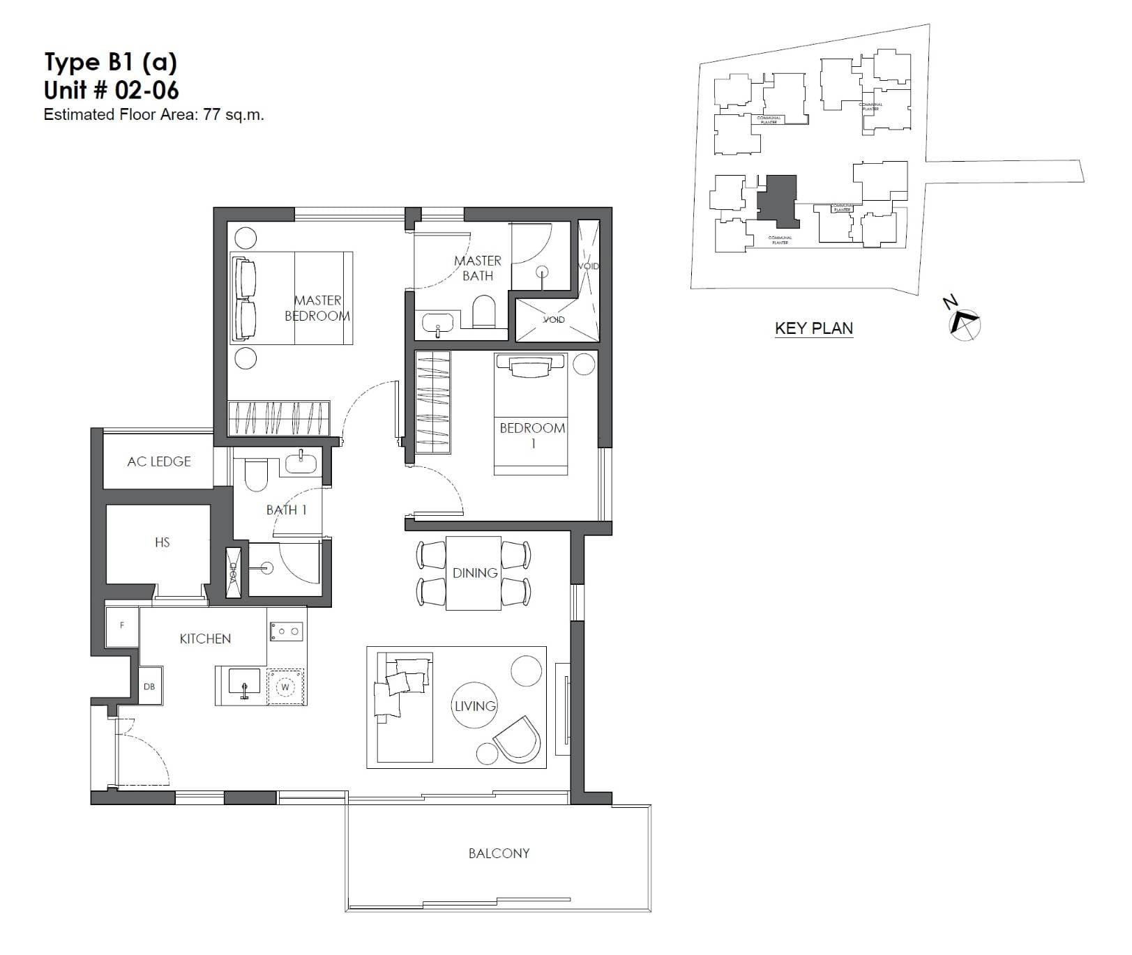 B1a floor plan