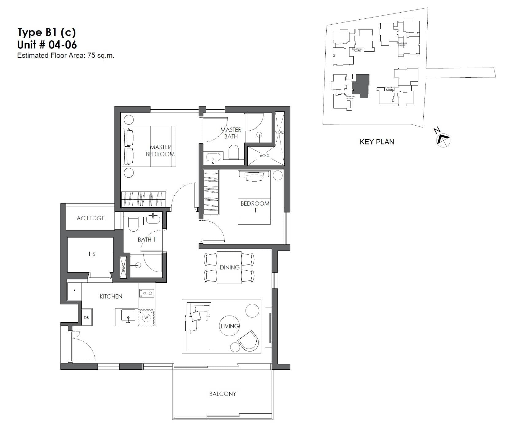 B1c floor plan