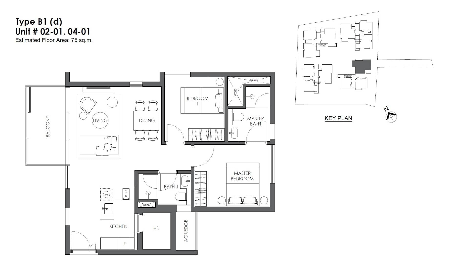 B1d floor plan