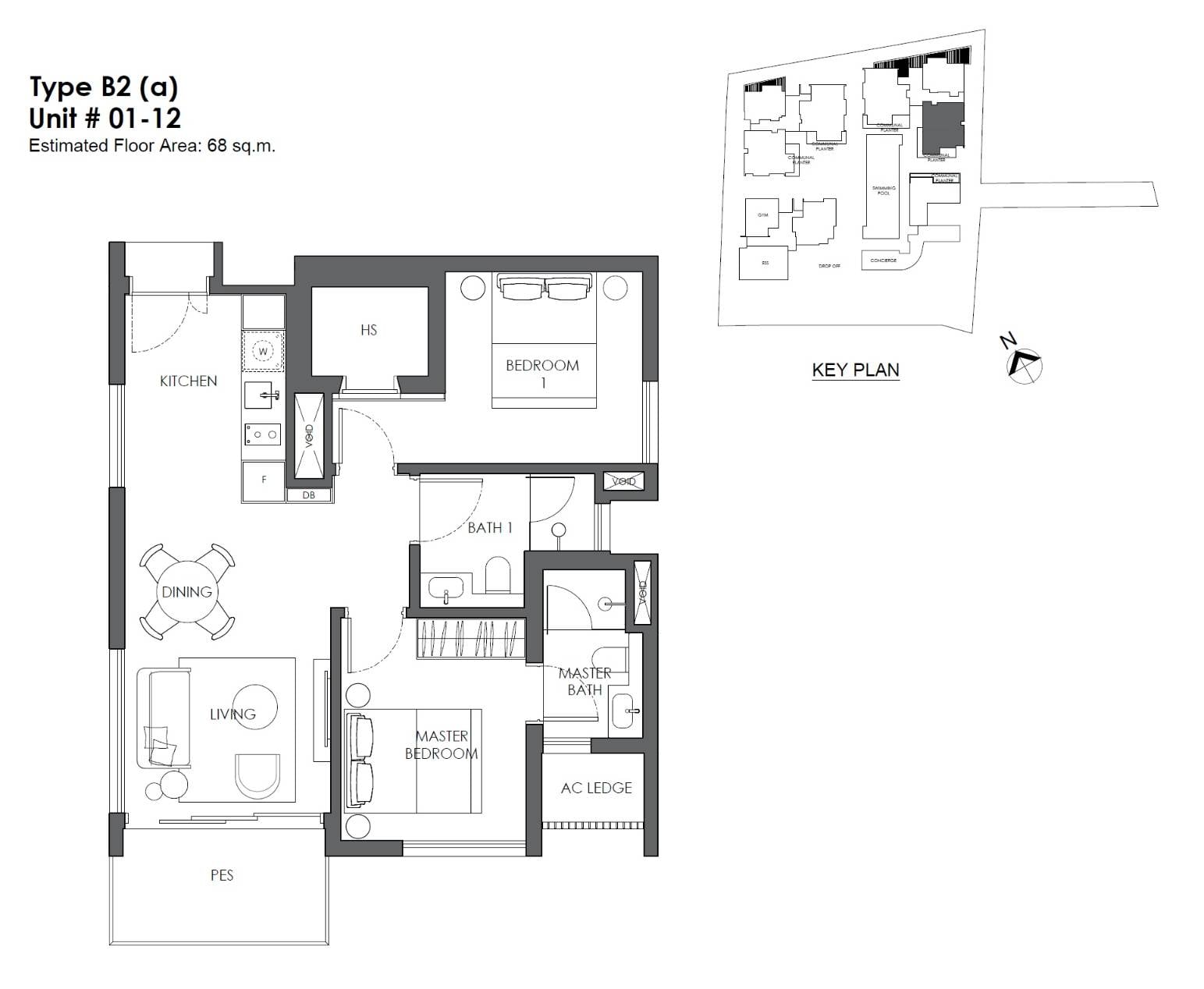 B2a floor plan