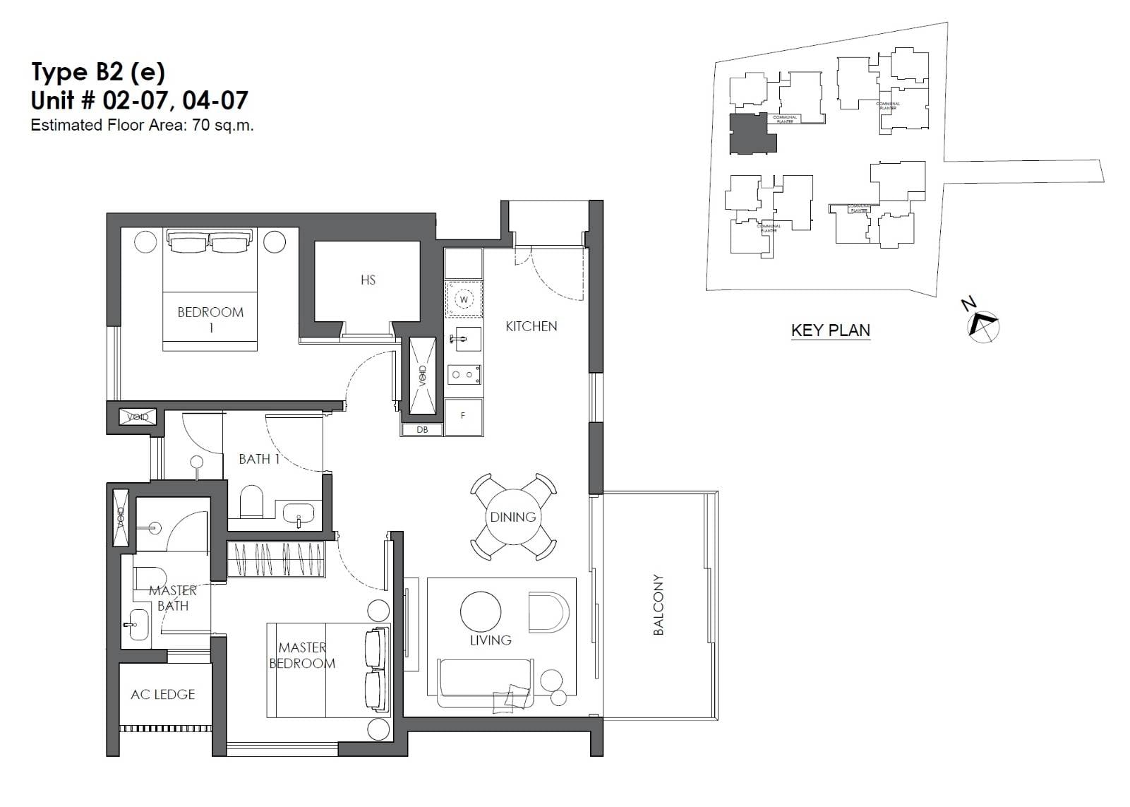 B2e floor plan