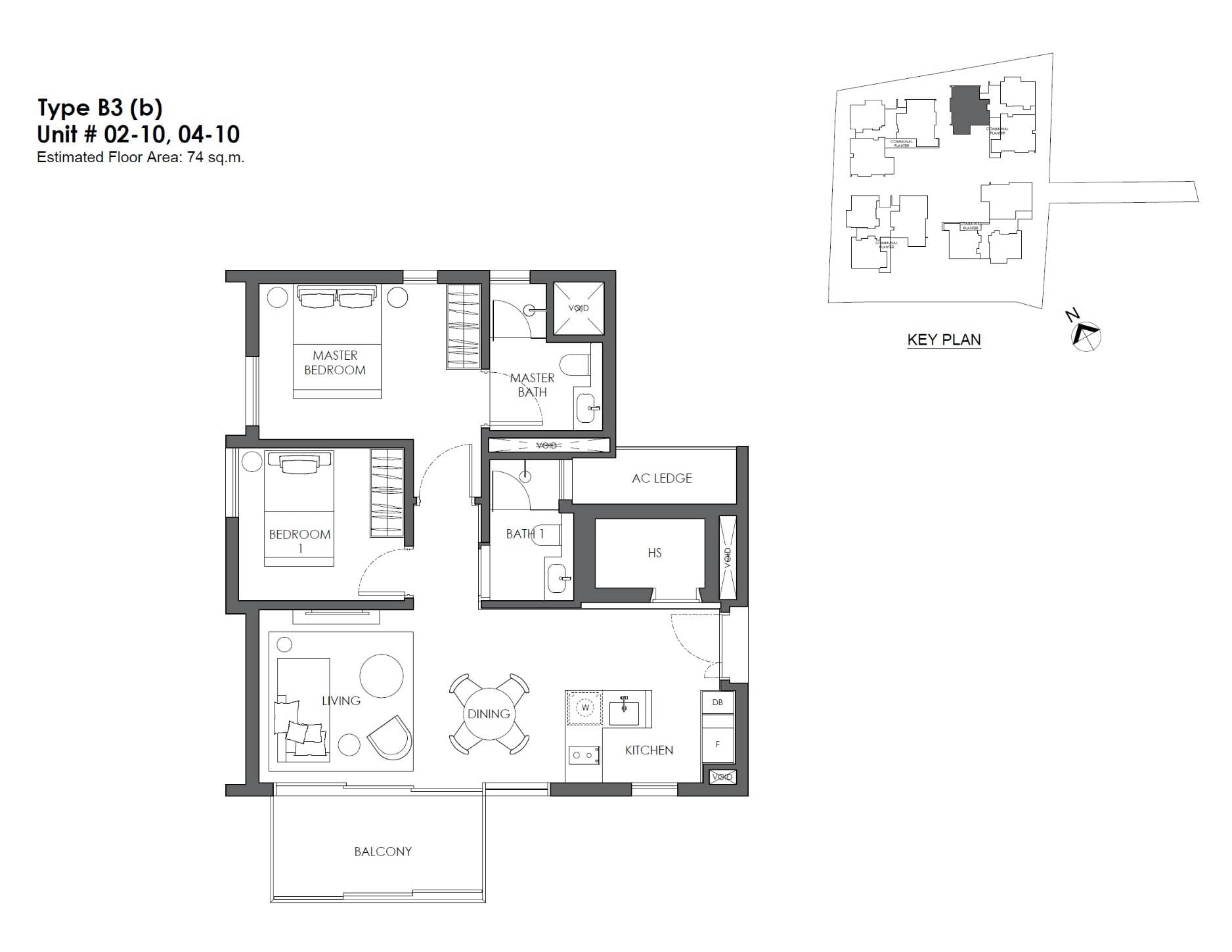 B3b floor plan