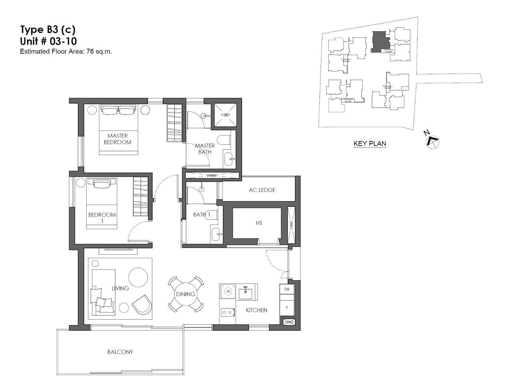 B3c floor plan