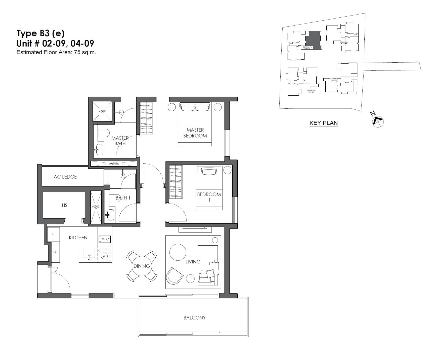 B3e floor plan