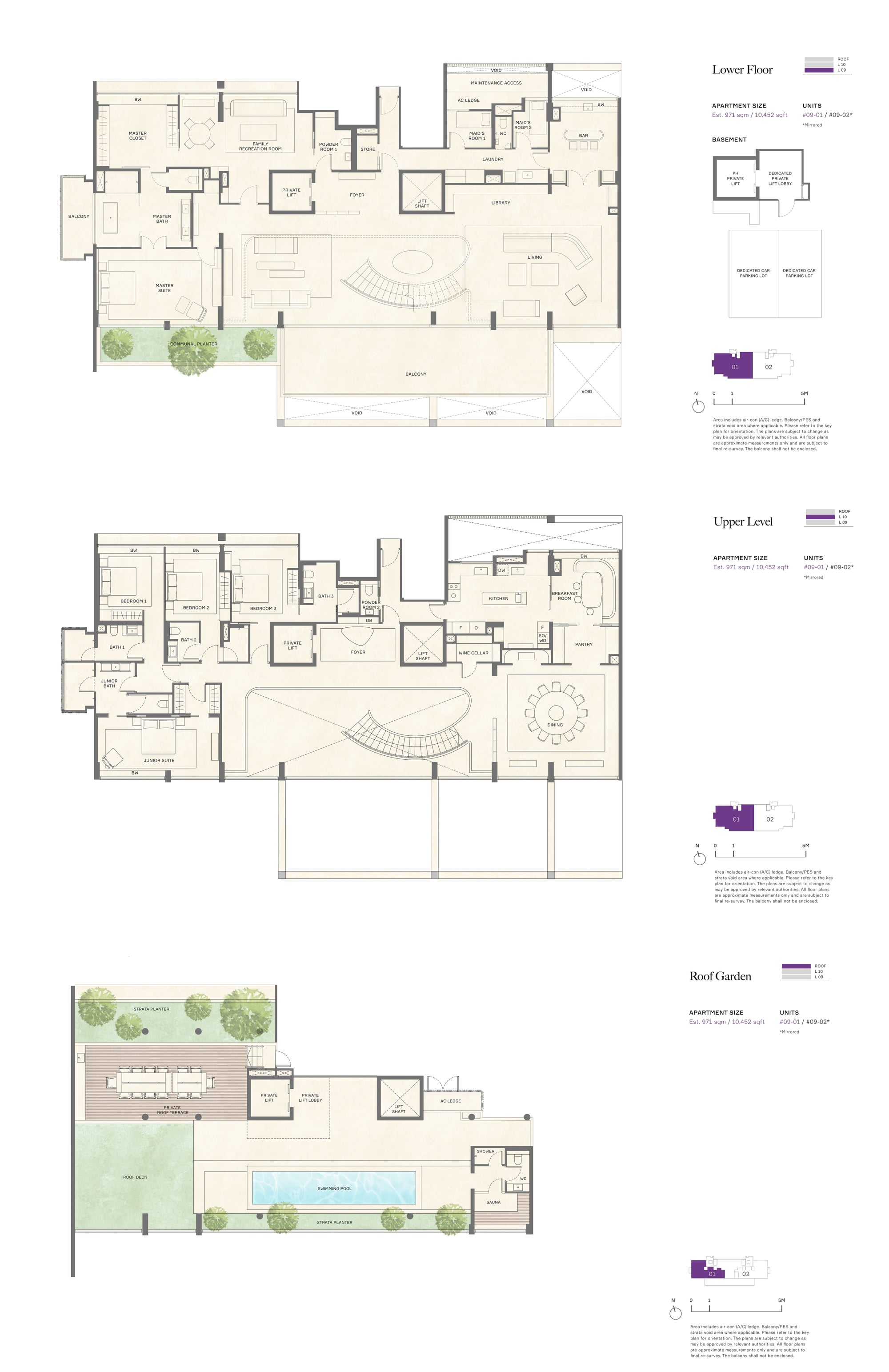 5BR-PH floor plan
