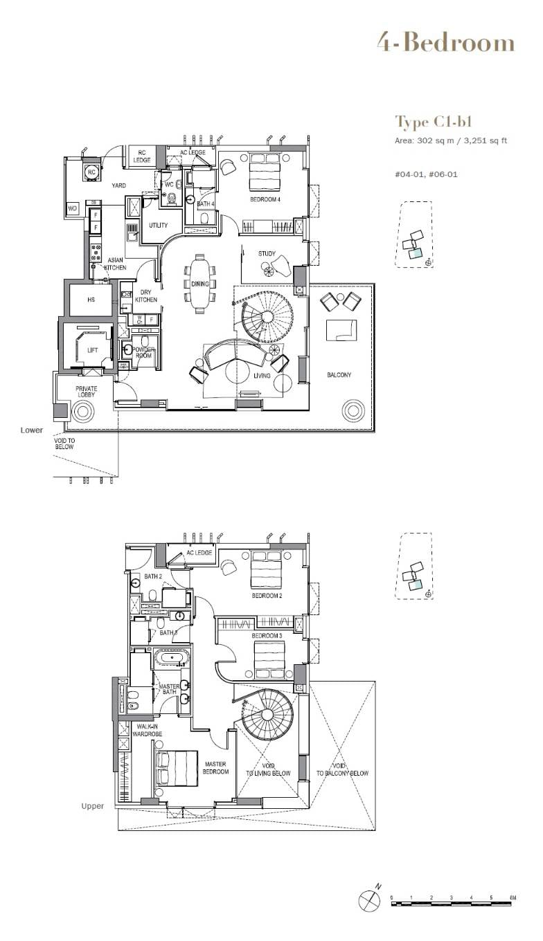 c1-b1 floor plan