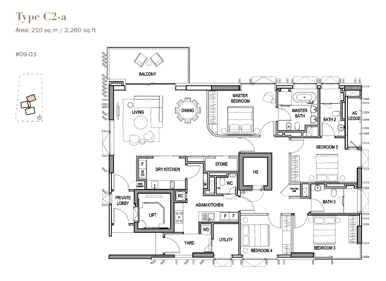 c2-a floor plan