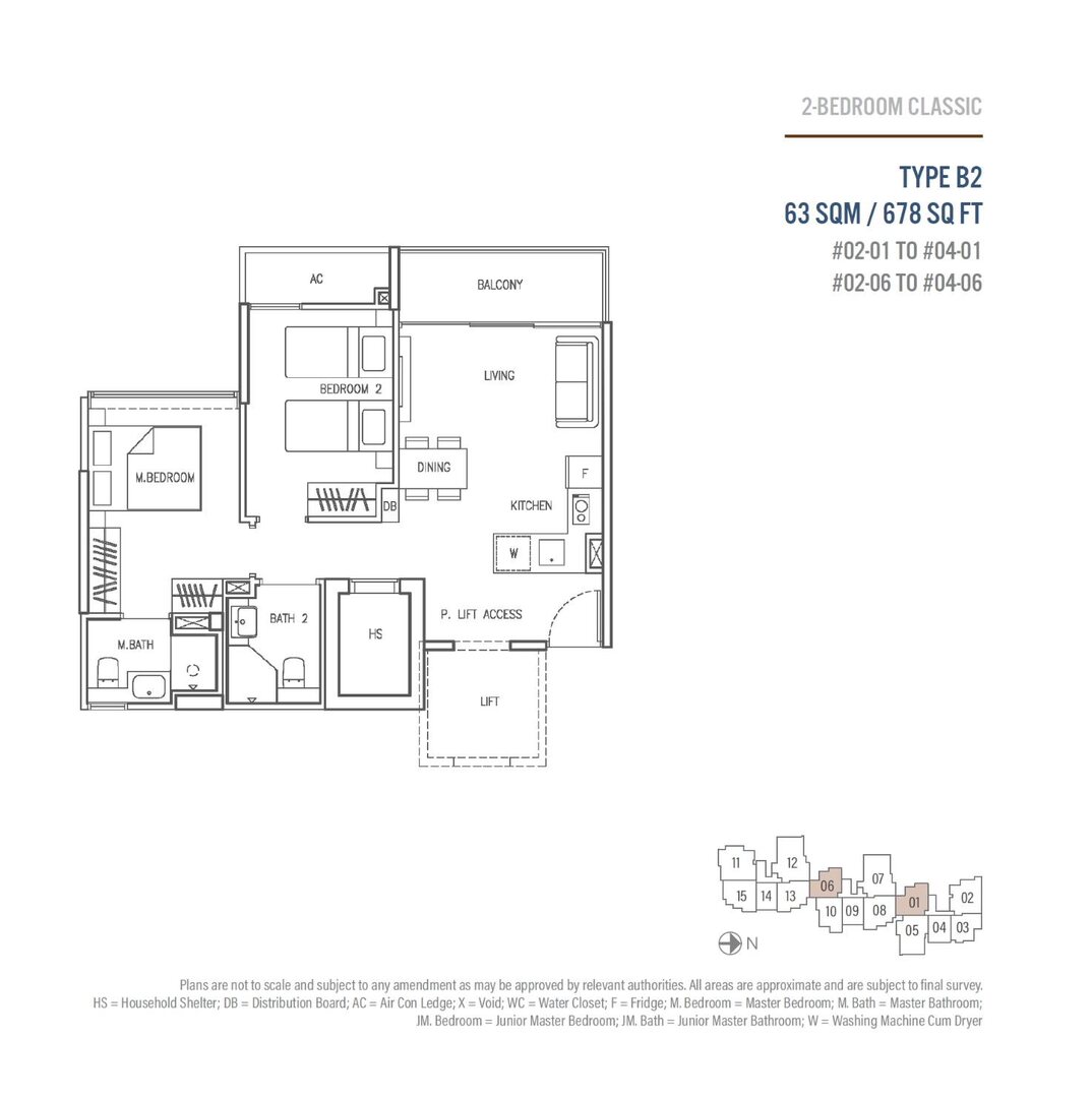 b2 floor plan