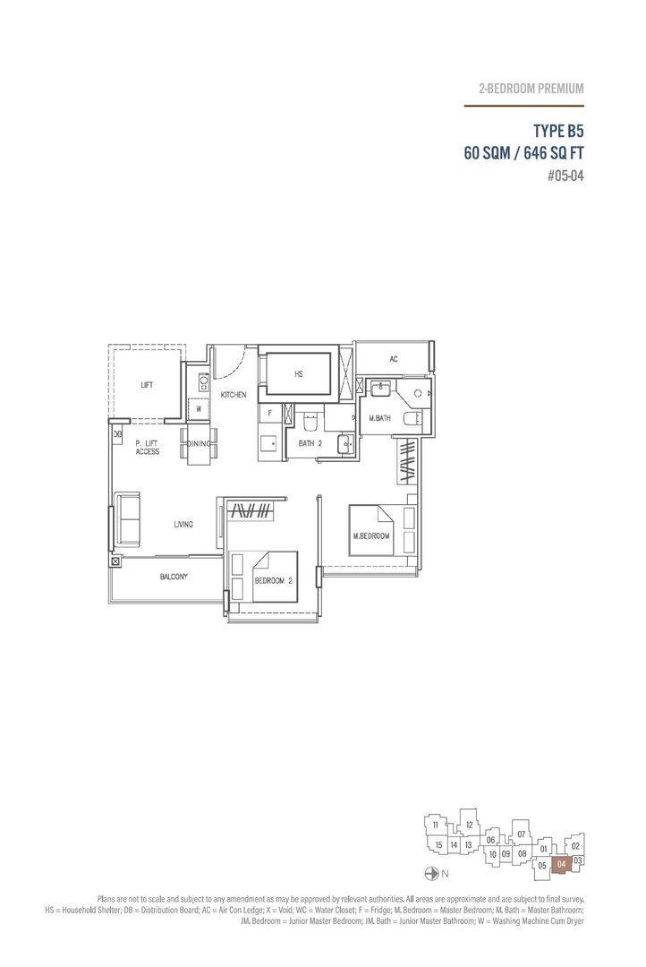 b5 floor plan