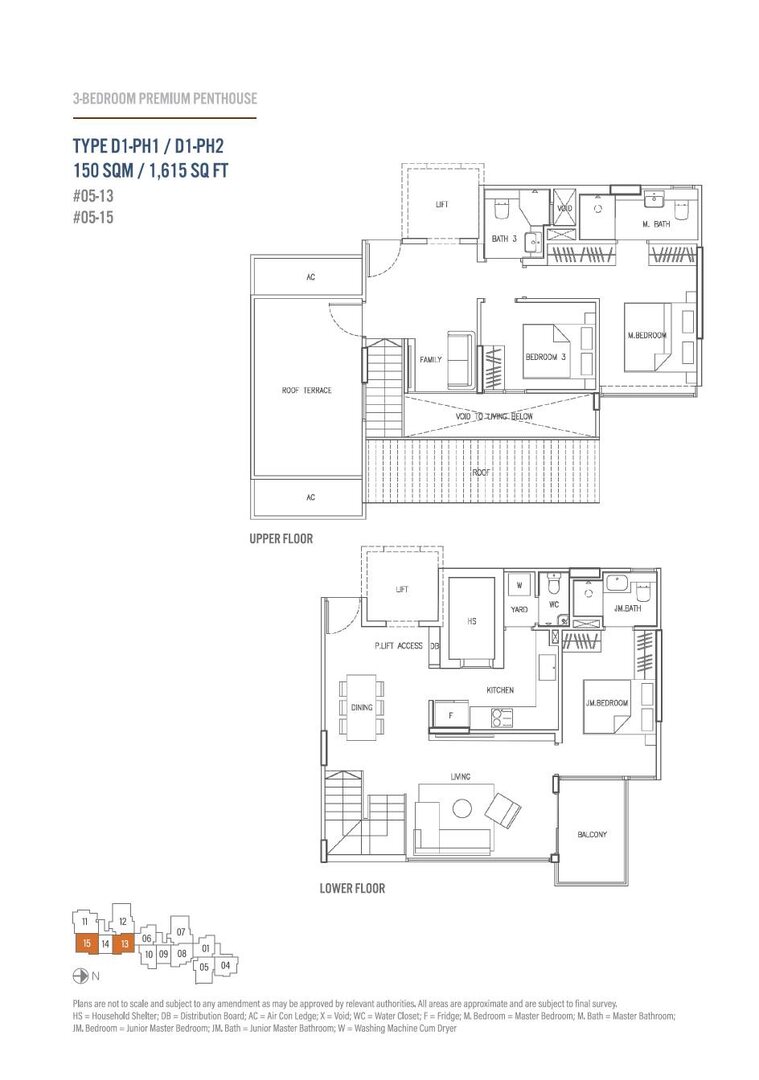 d1-ph1 floor plan