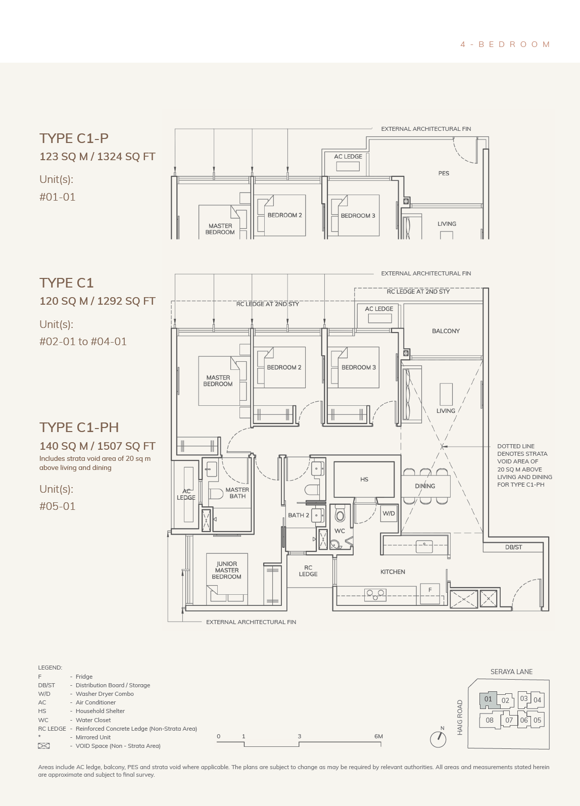C1-PH floor plan