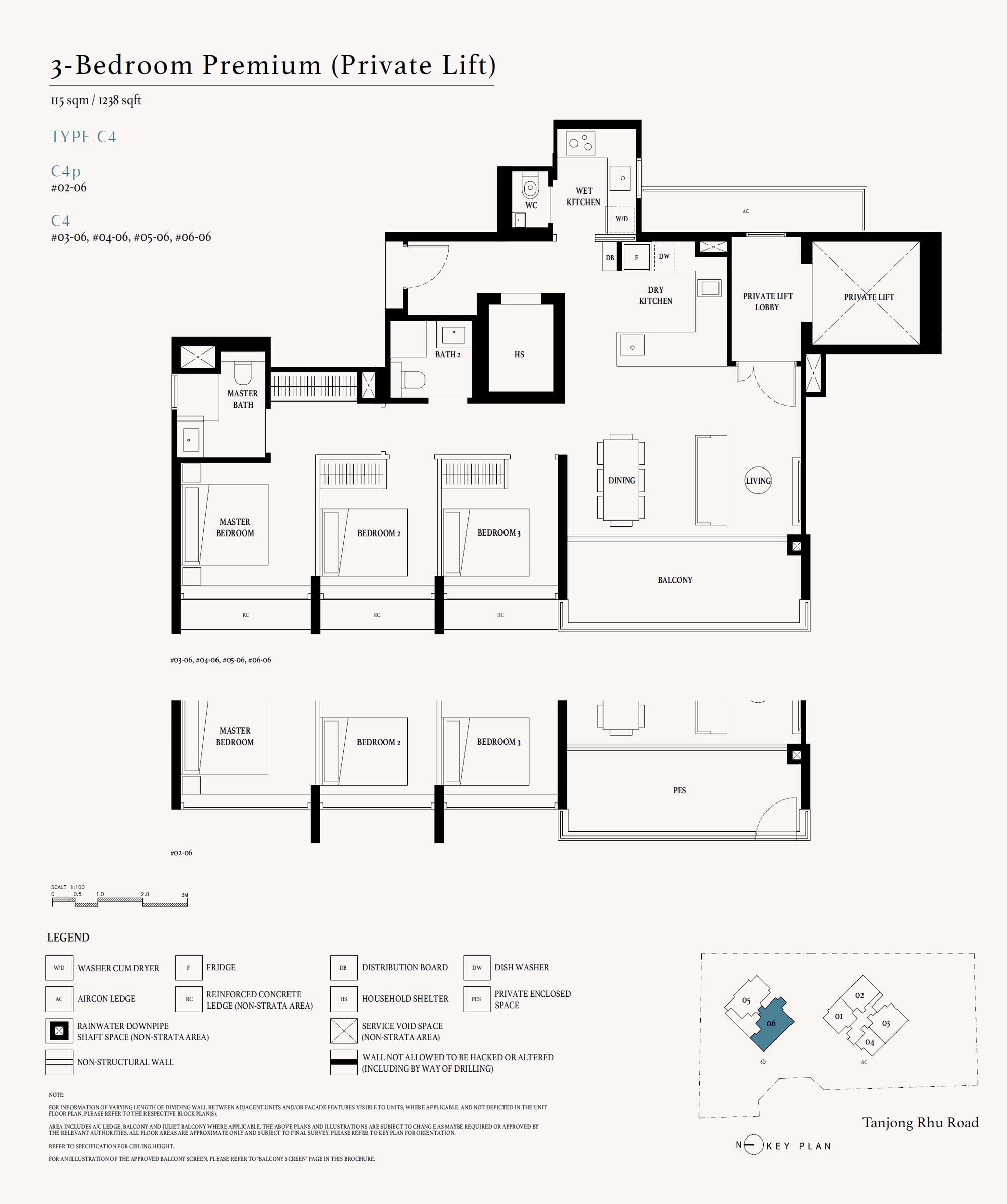 C4p floor plan