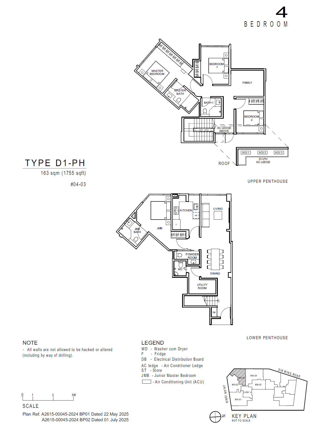 D1-PH floor plan