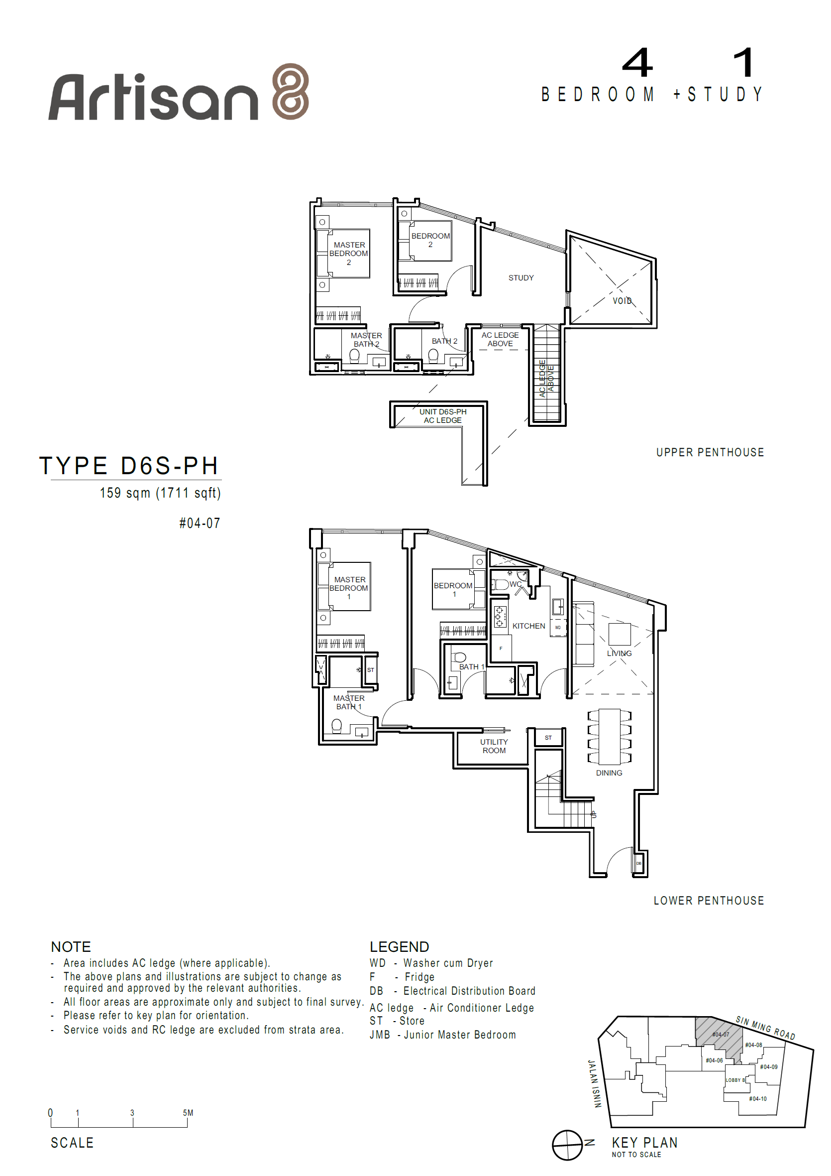 D6S-PH floor plan
