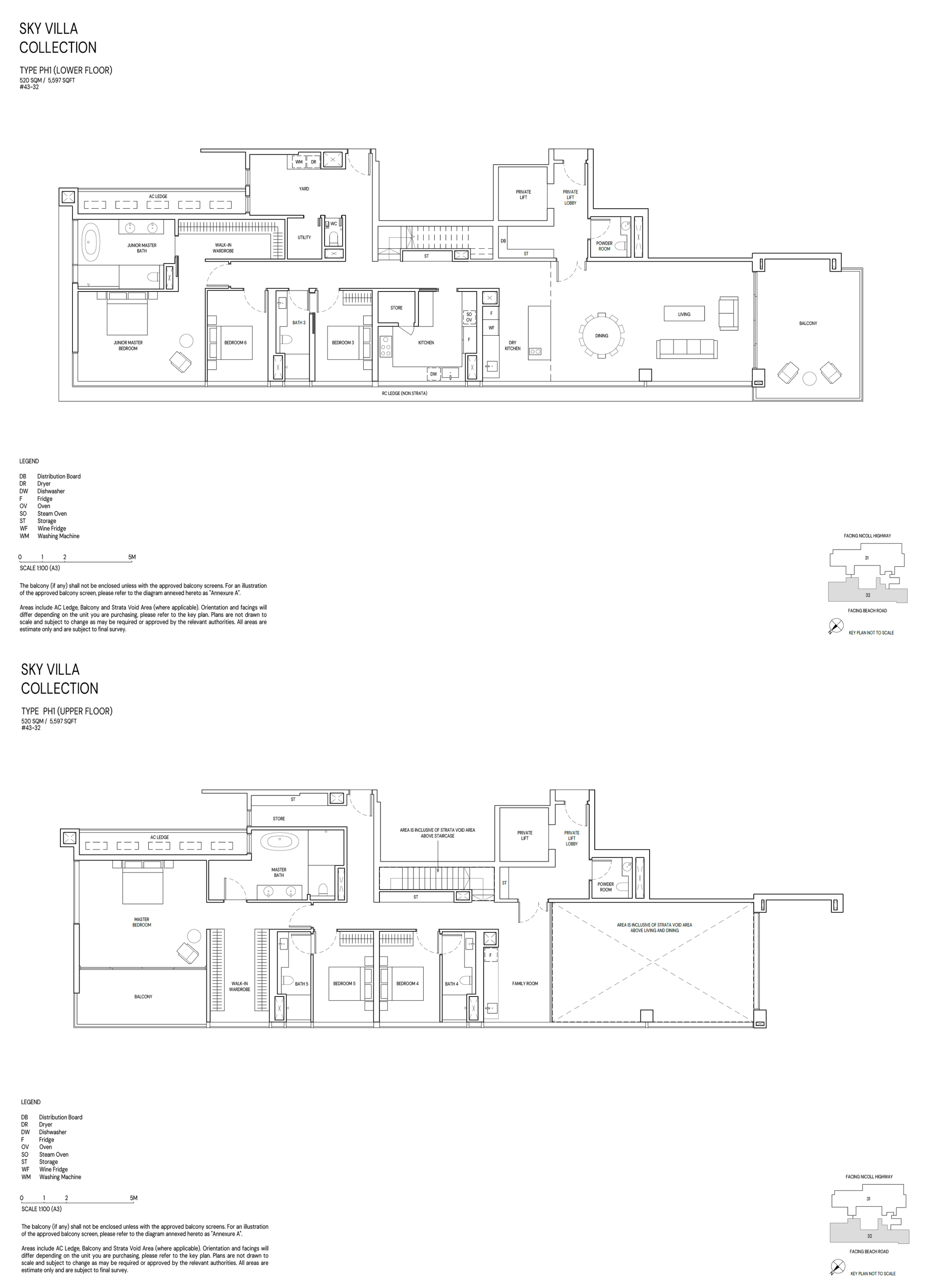 PH1 floor plan