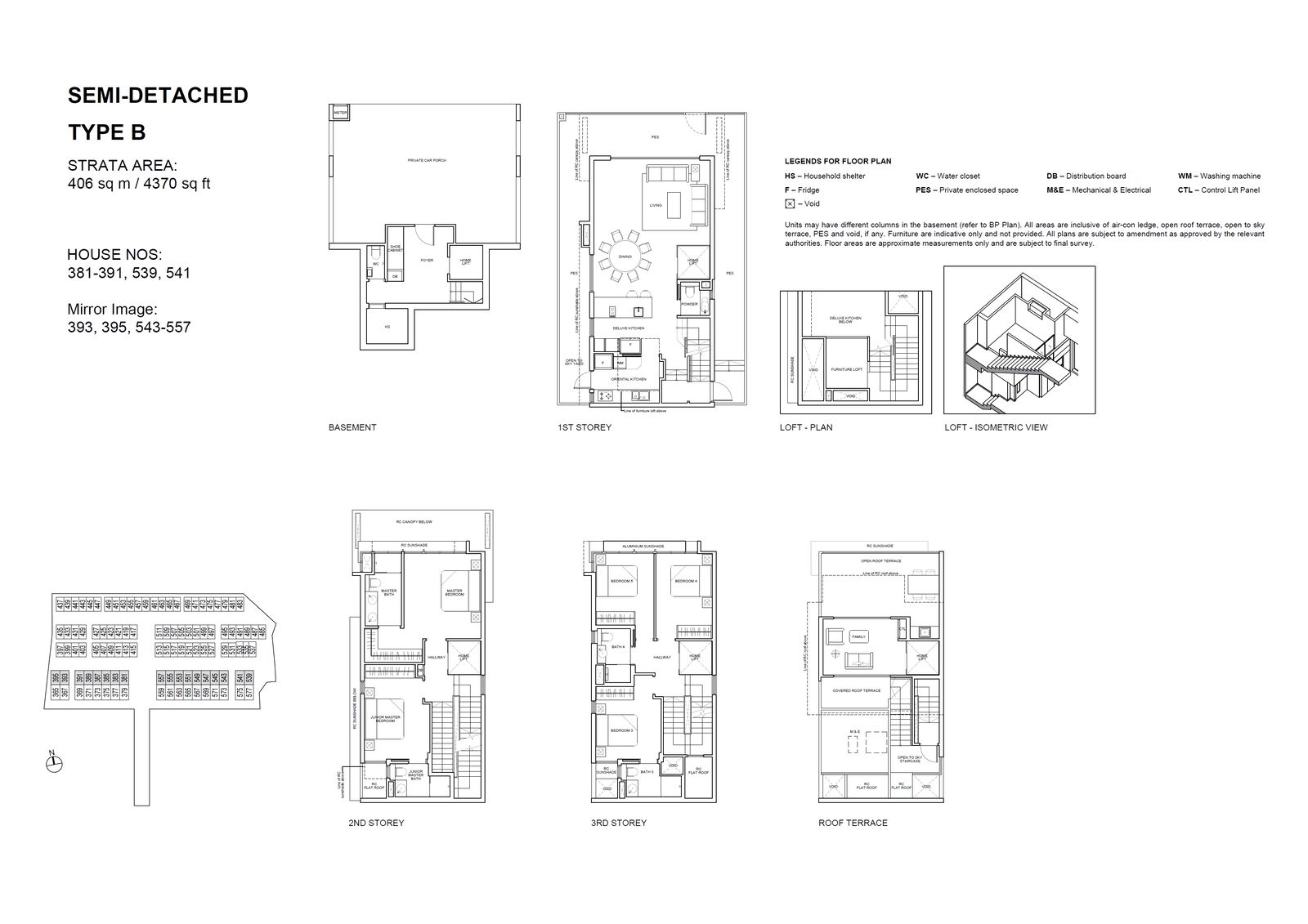 B floor plan
