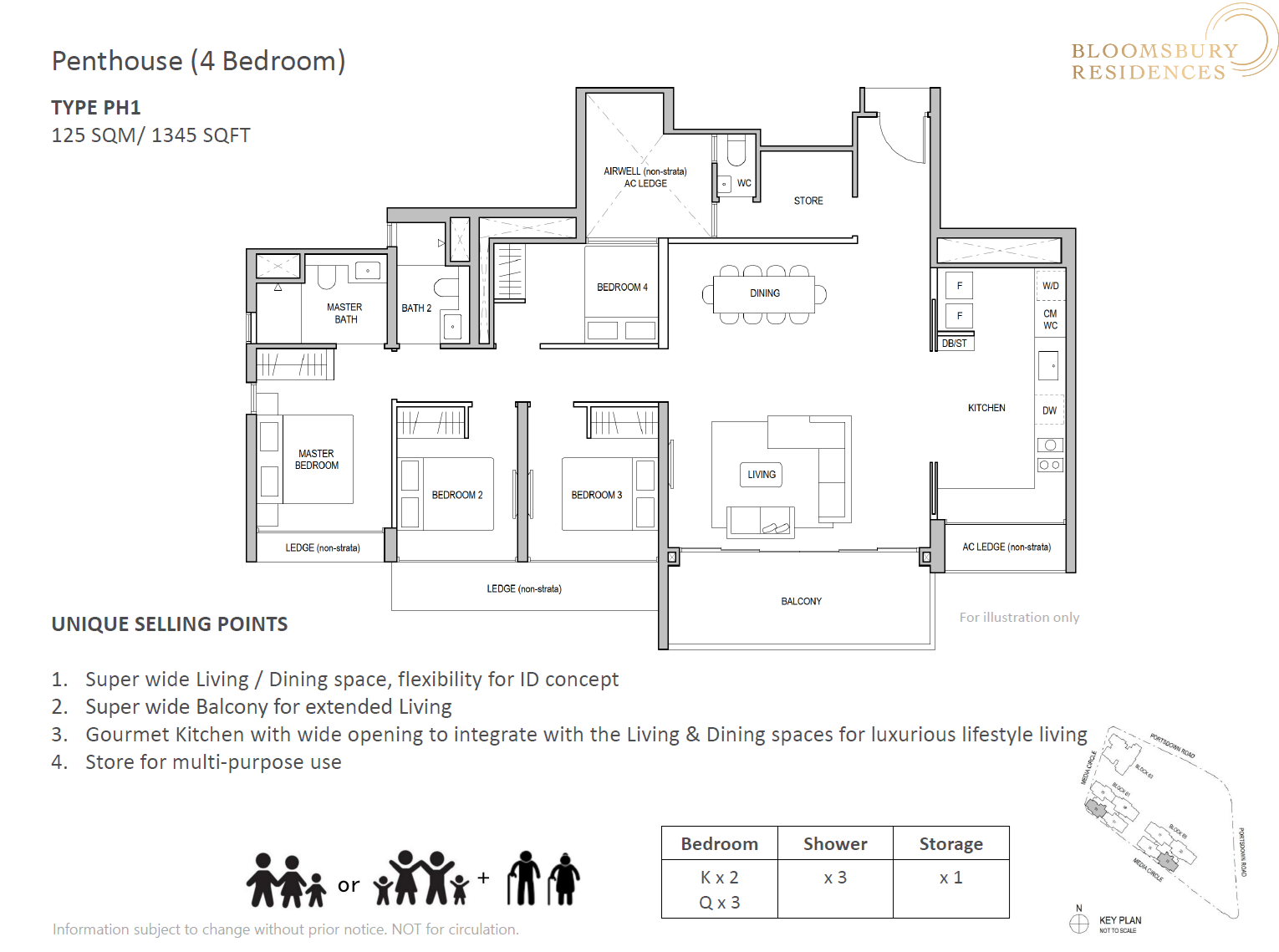 PH1 floor plan
