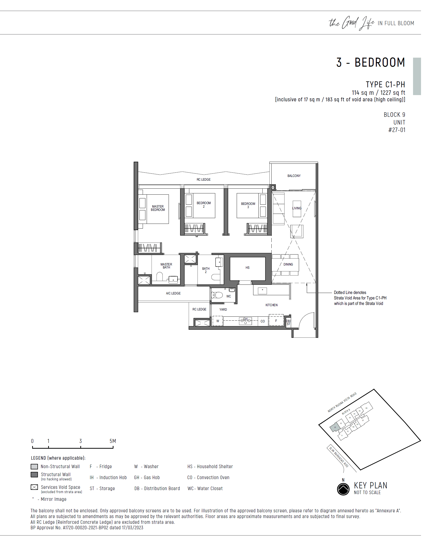 C1-PH floor plan