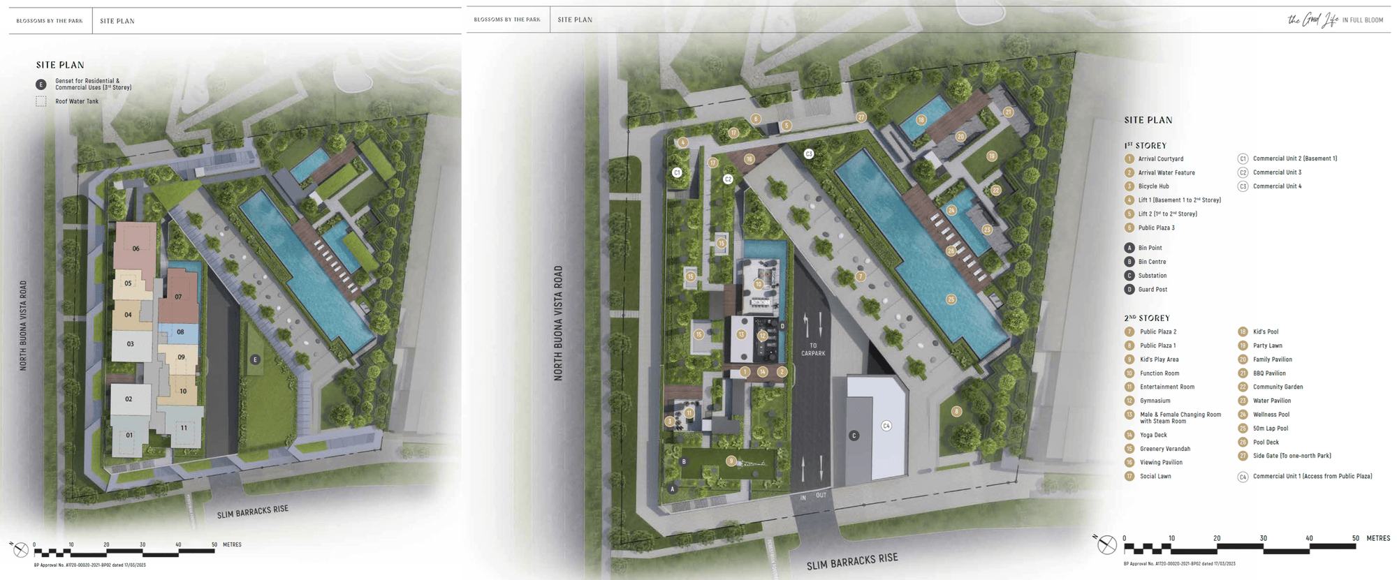 Blossoms By The Park 博盛苑 (Bó Shèng Yuàn) site plan 2