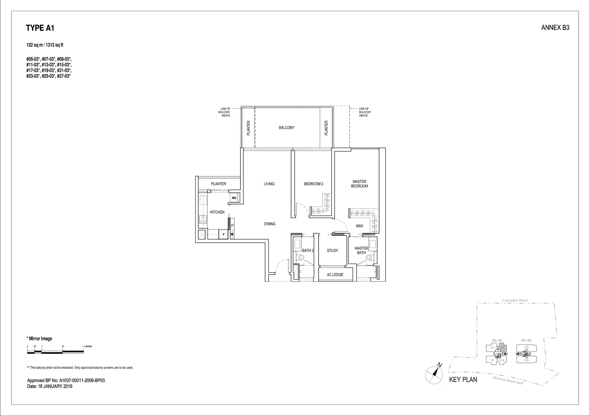 A1(1) floor plan