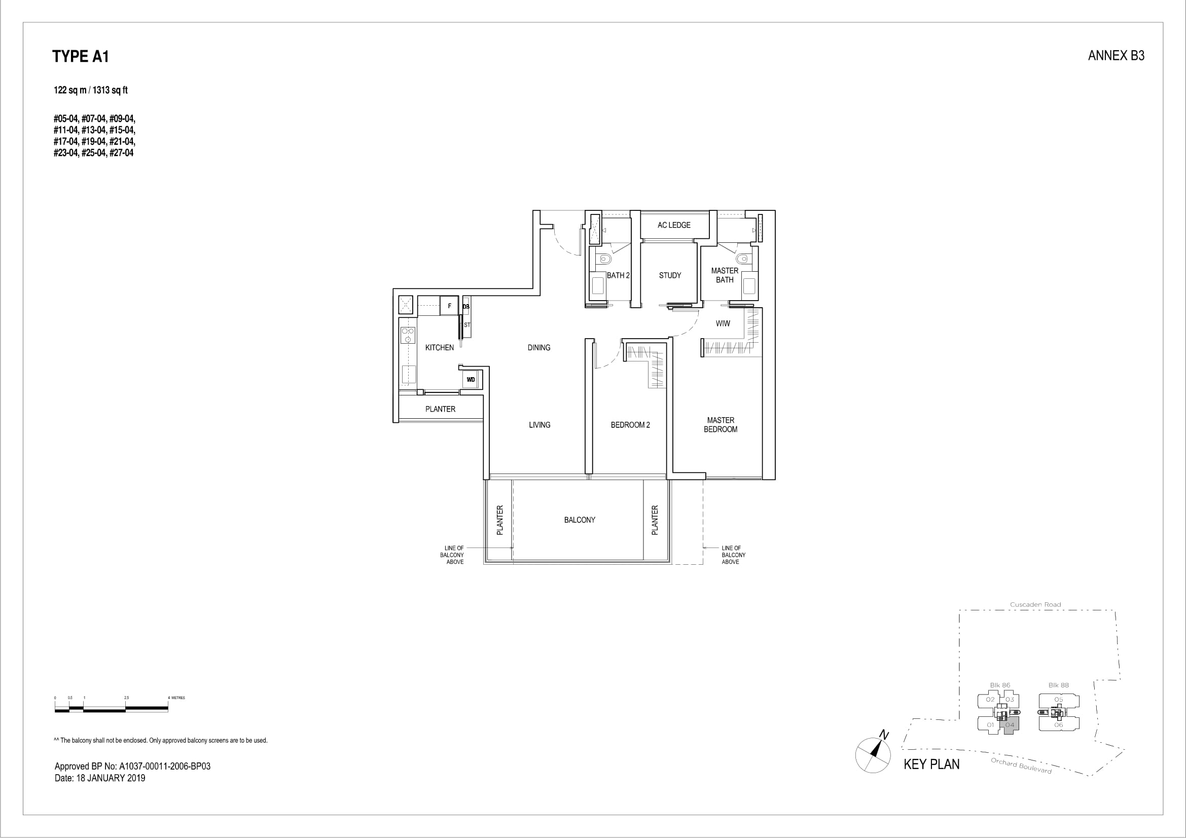 A1 floor plan