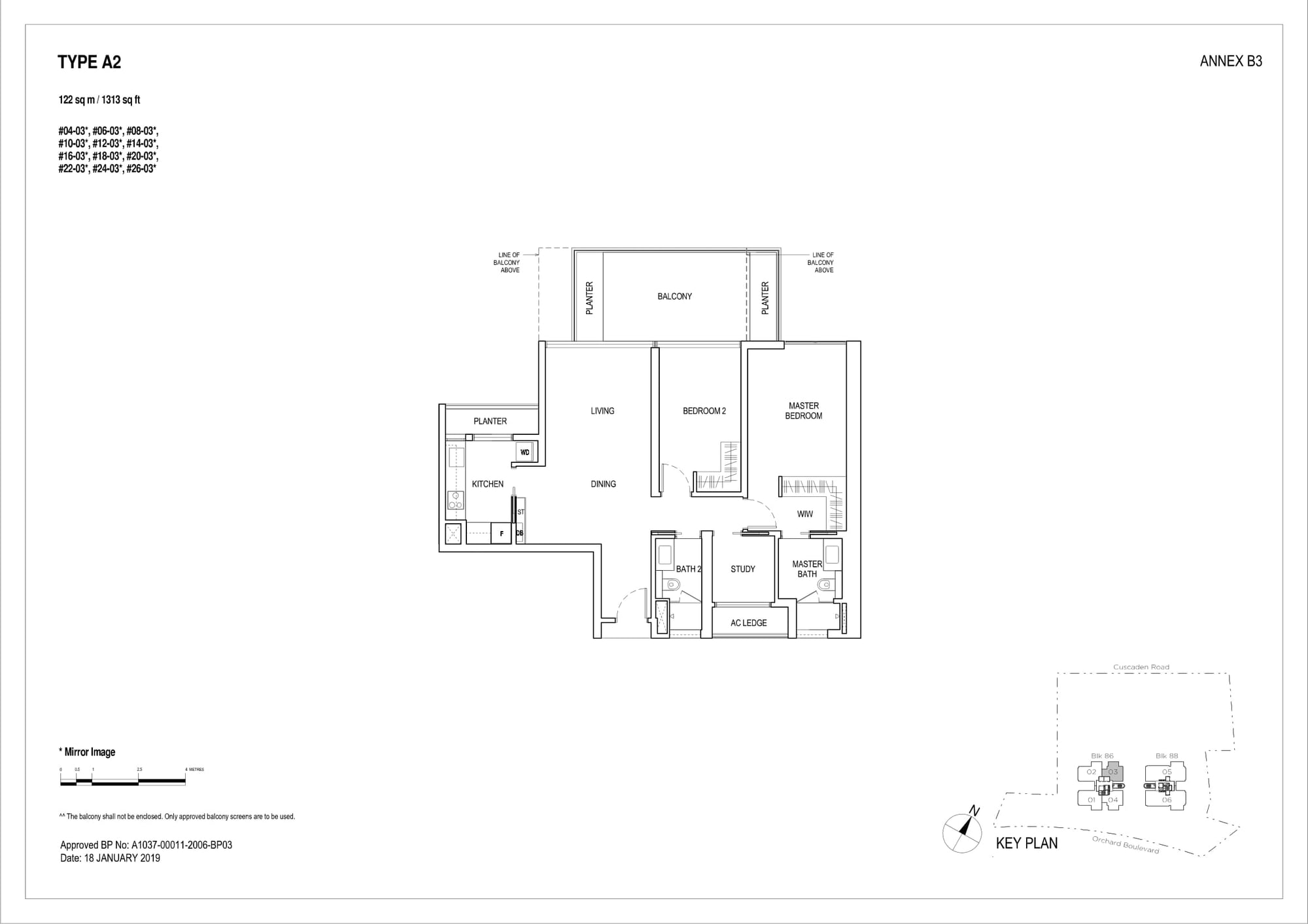 A2(1) floor plan