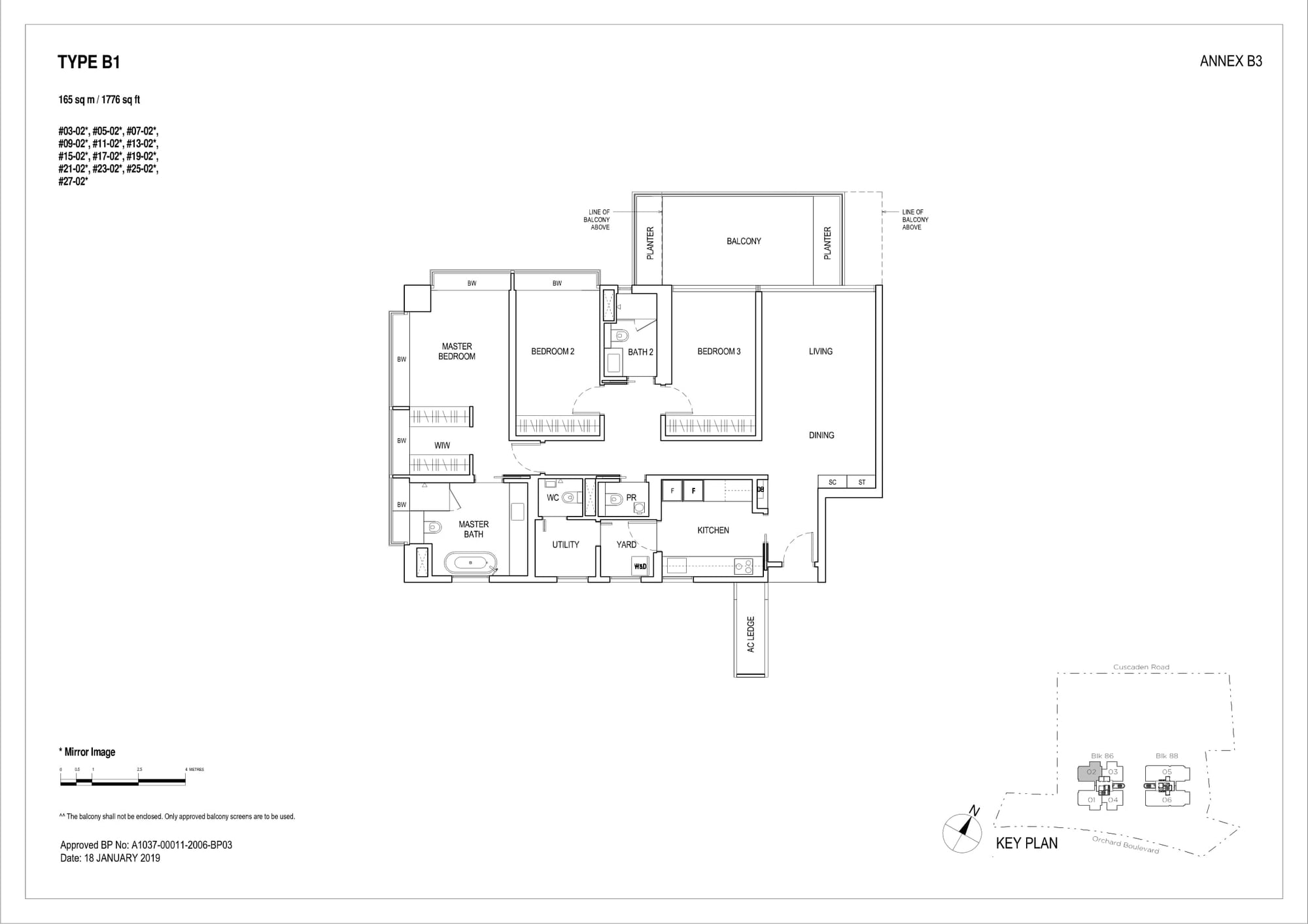 B1(1) floor plan