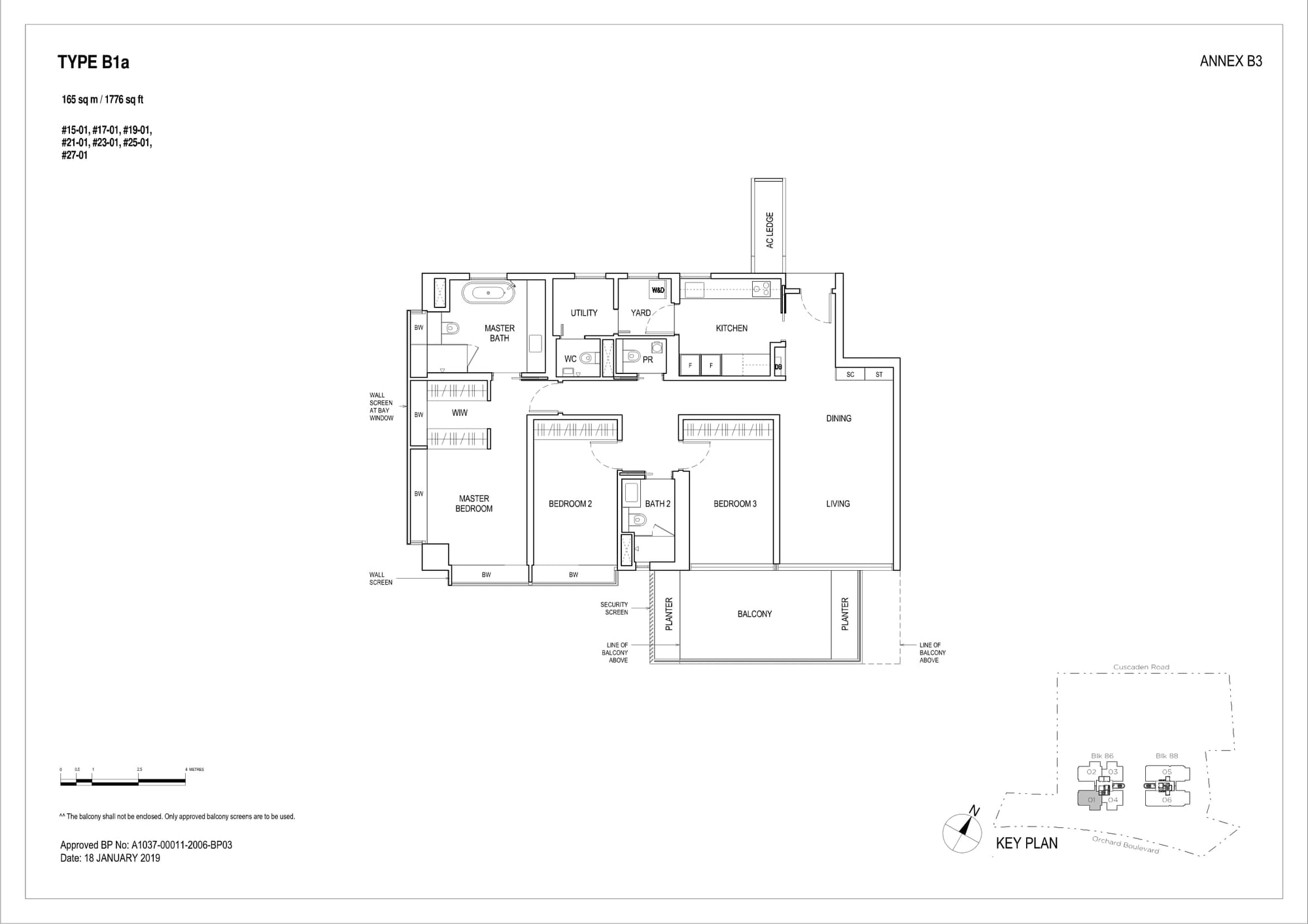 B1a floor plan