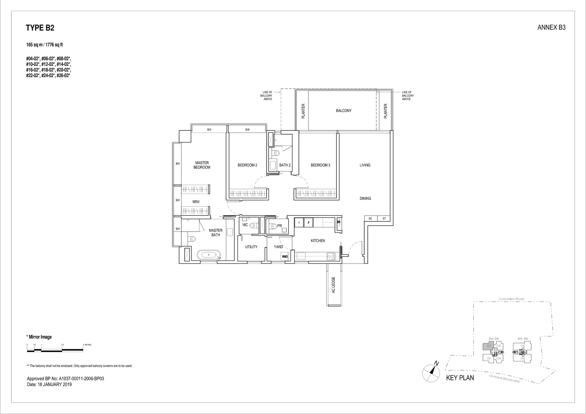 B2(1) floor plan