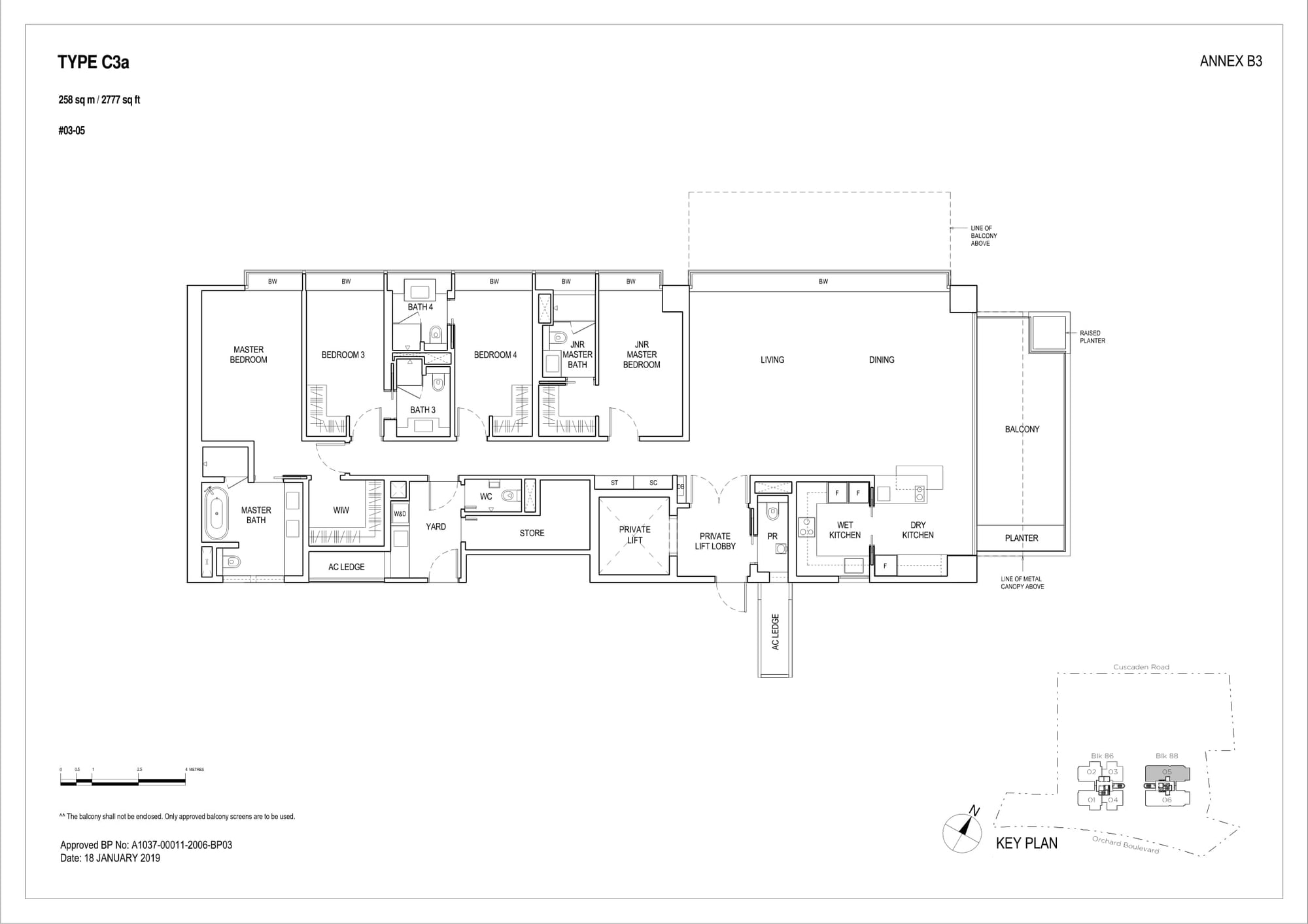 C3a floor plan