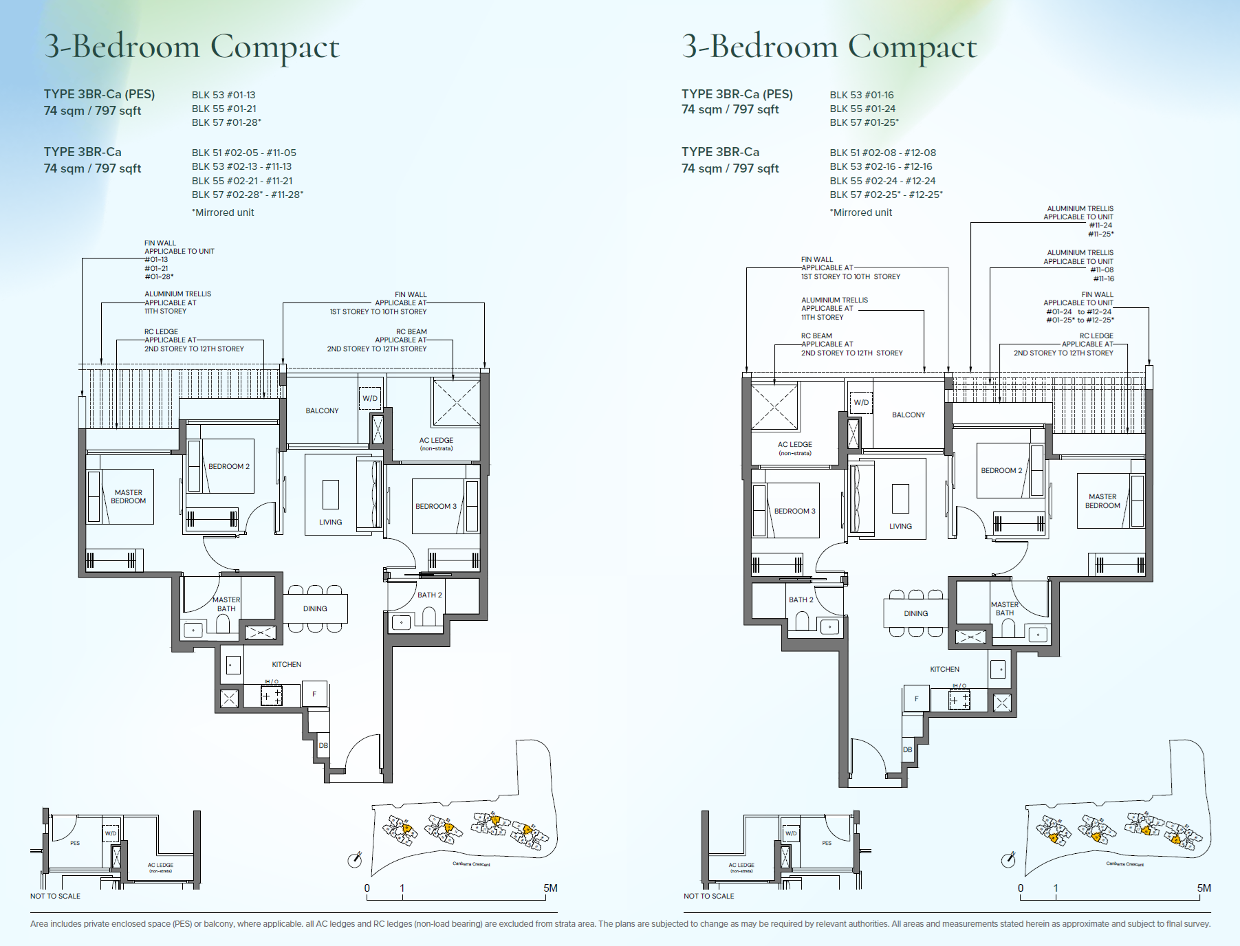 3BR-Ca floor plan