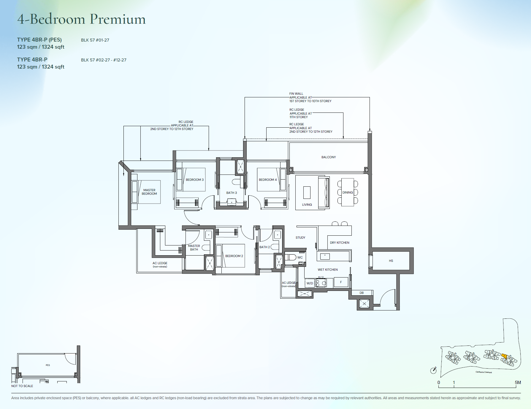 4BR-P floor plan