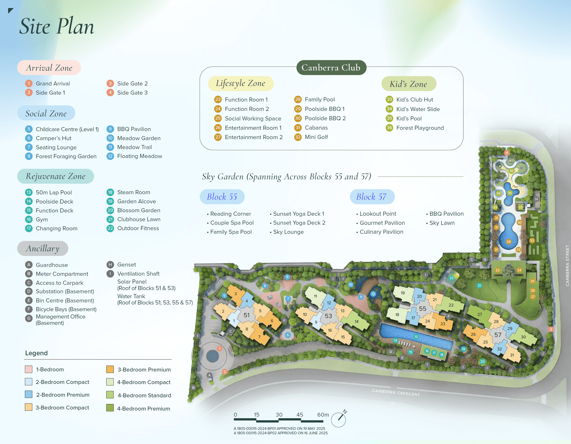Canberra Crescent Residences site plan 2