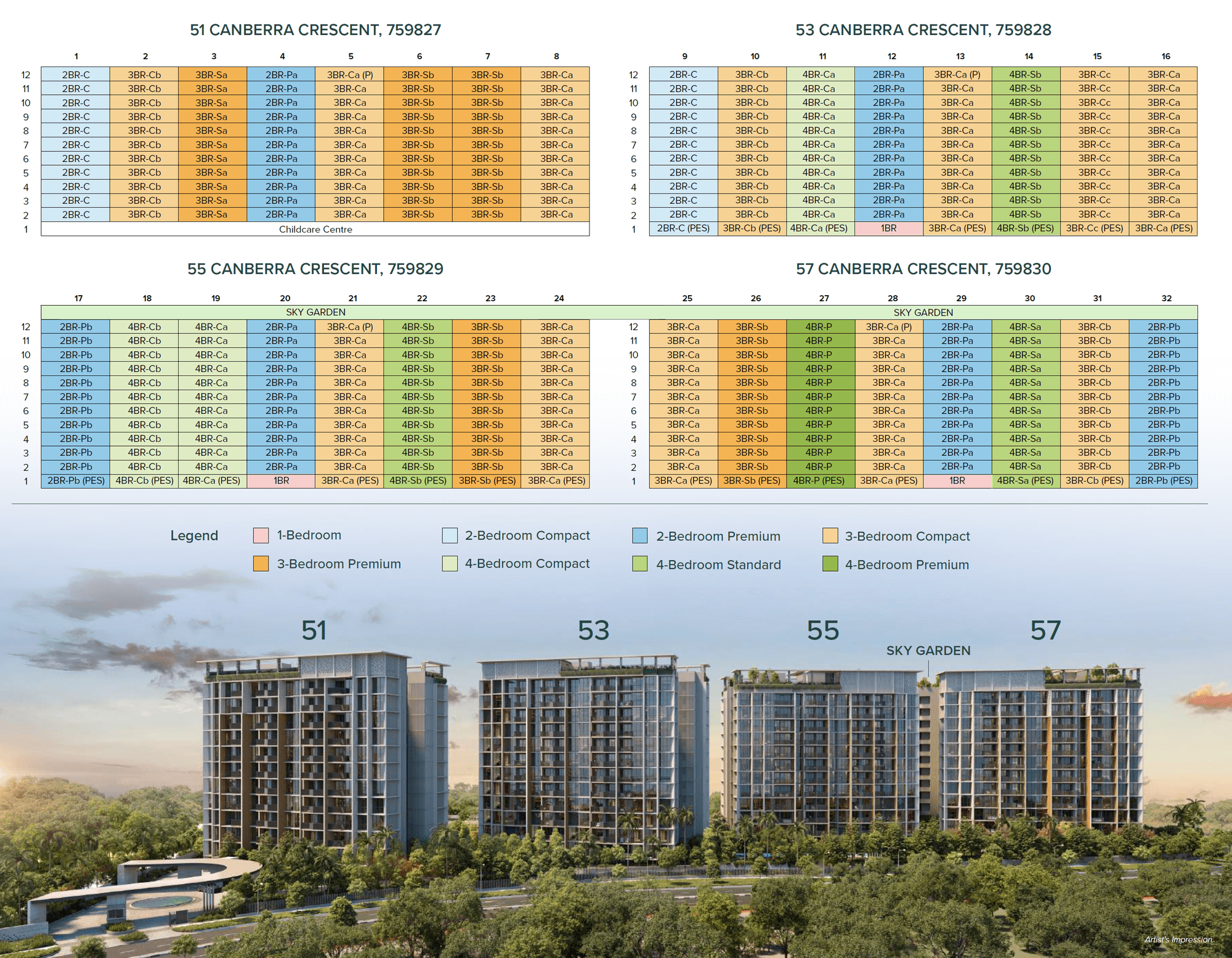 Canberra Crescent Residences site plan 3