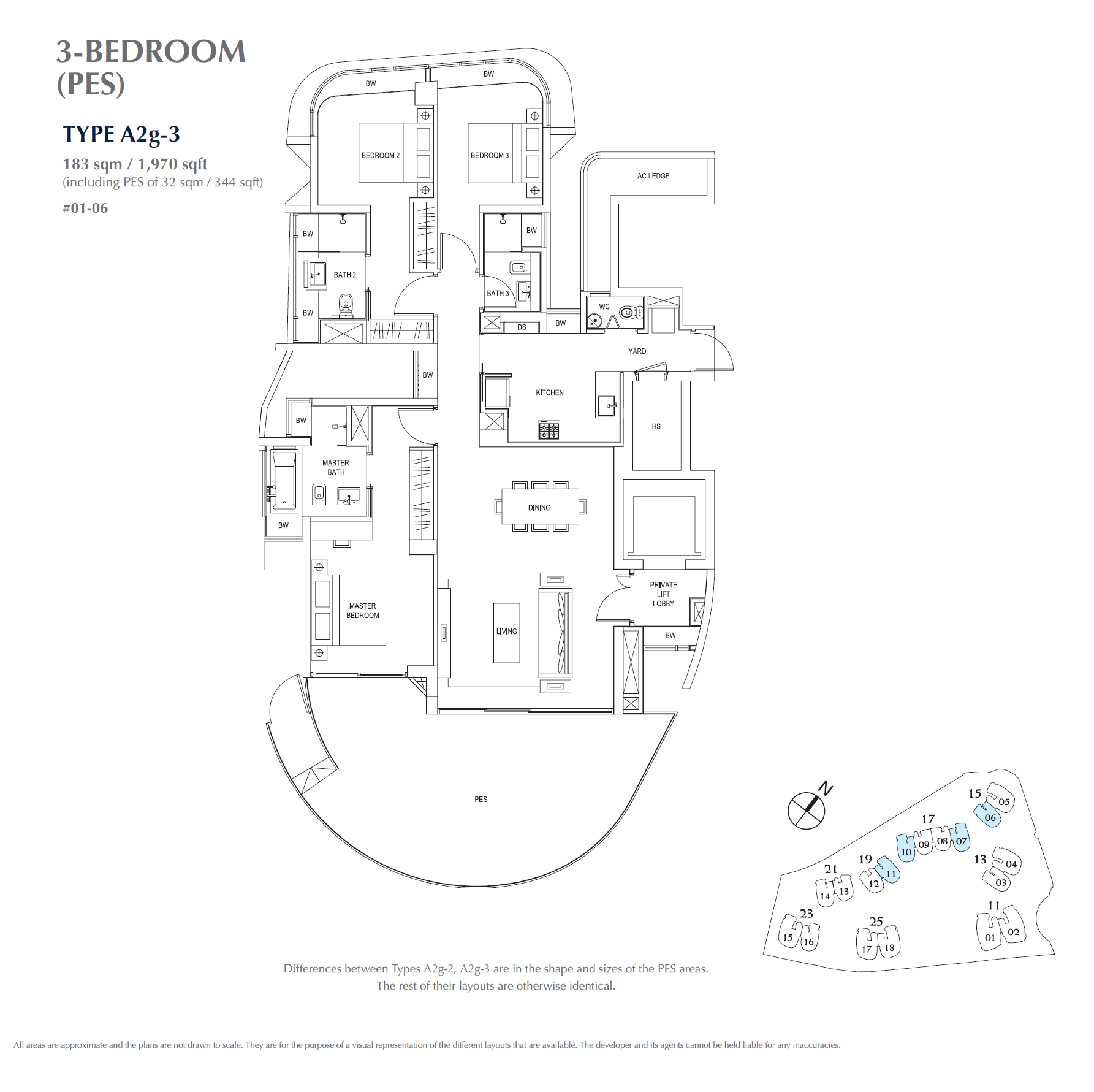 A2G-3 floor plan