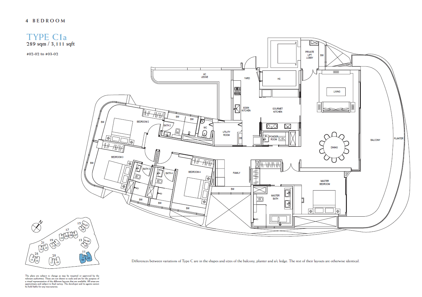 C1a floor plan