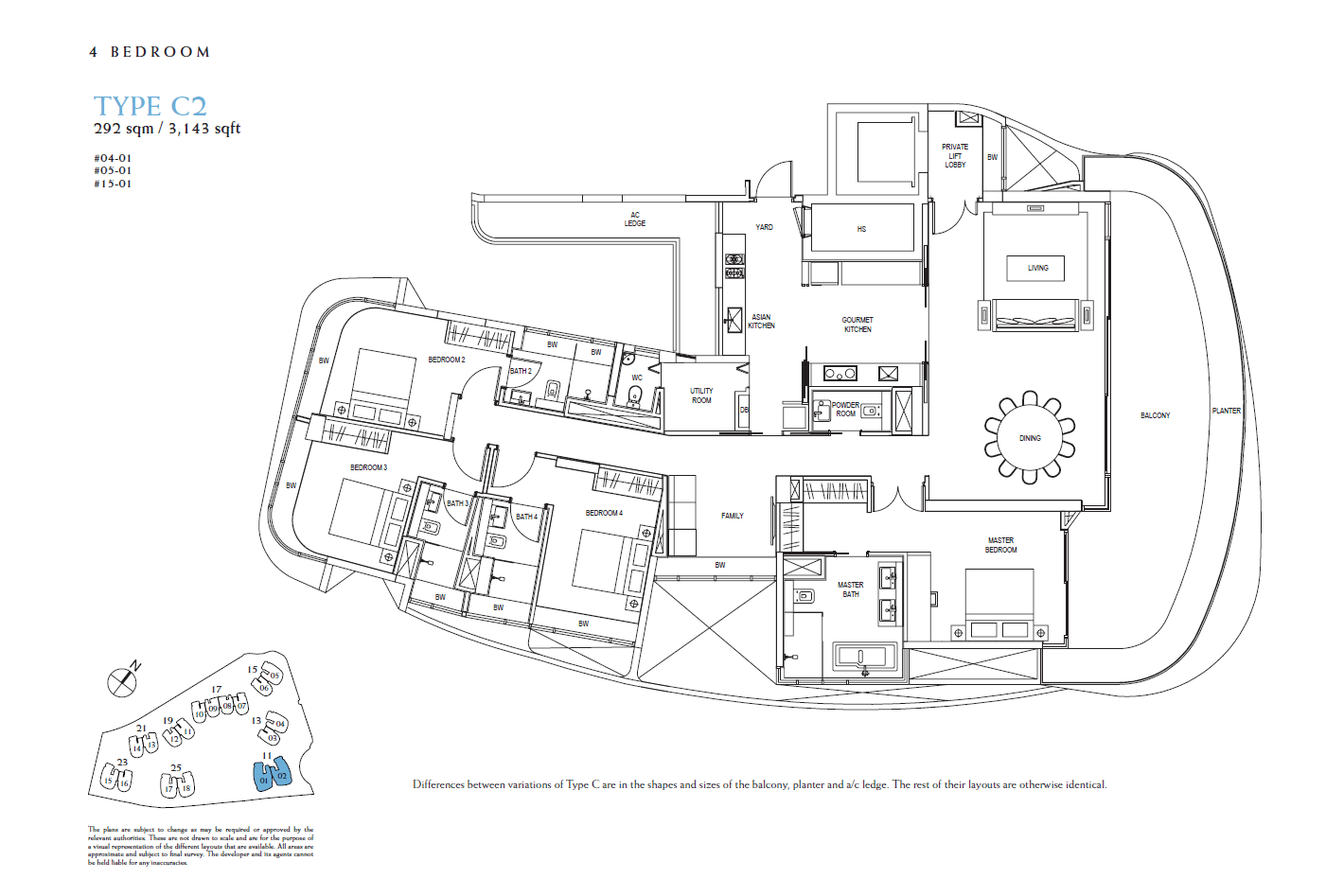 C2 floor plan