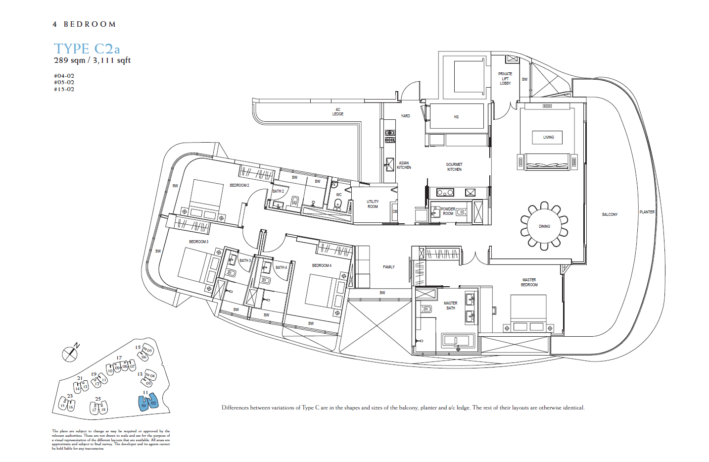 C2a floor plan