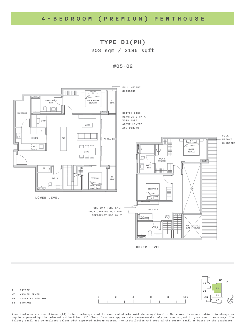 D1(PH) floor plan