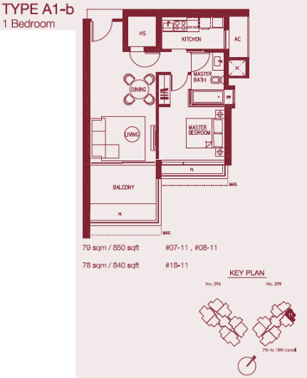 a1-b floor plan