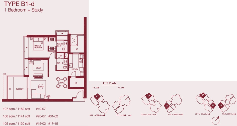 b1-d floor plan