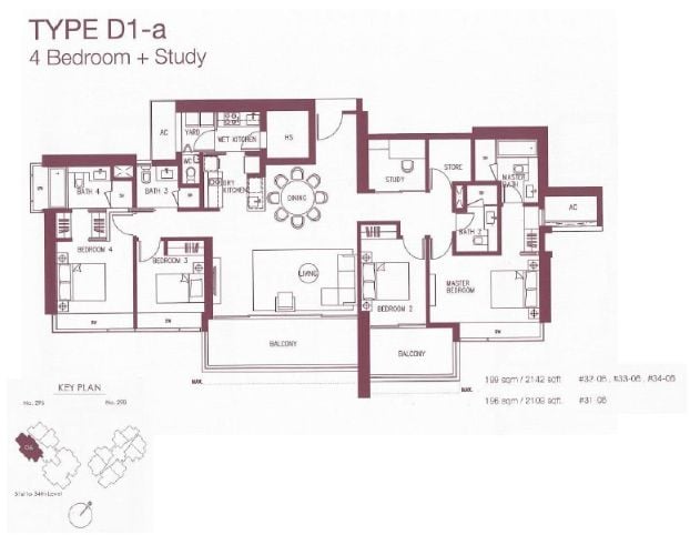d1-a floor plan