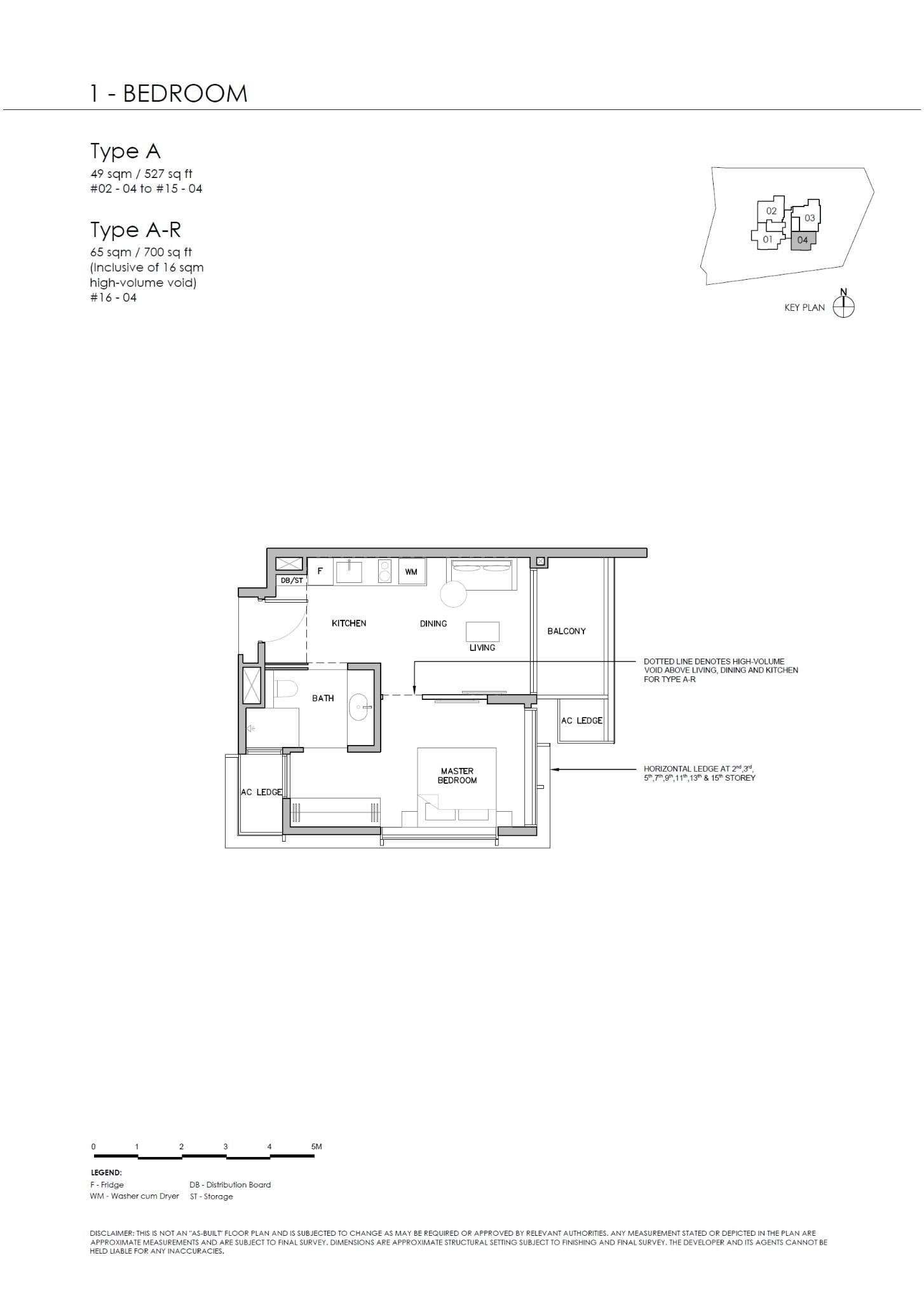 Type floor plan
