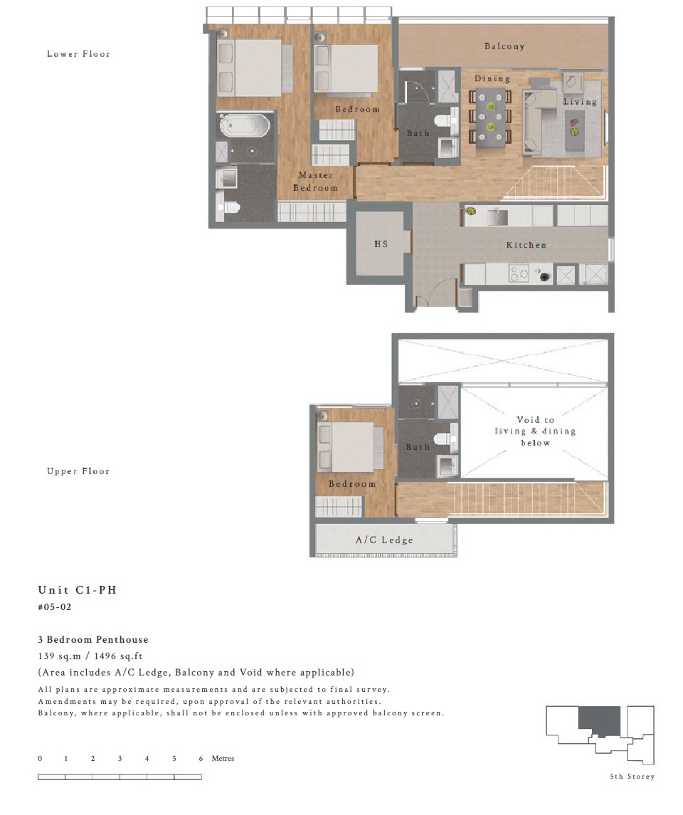 C1-PH floor plan