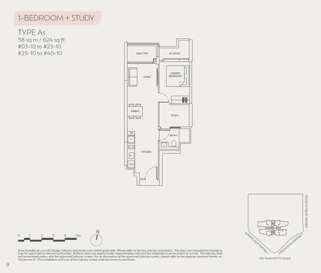 As floor plan