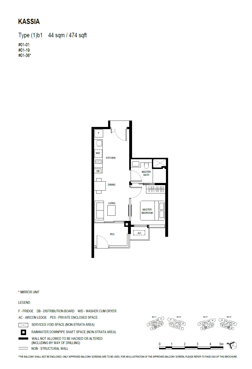 (1)b1 floor plan